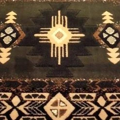 Flash Furniture 2' x 7' Sage Rustic Southwest Style Area Rug -Rugs&Mats Official Shop Belnick20LLC ACDxxRG181xx27xxSGxxGGxxSAMPLExxaec866