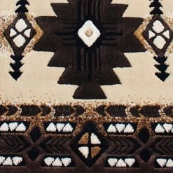 Flash Furniture 2' x 7' Brown Rustic Southwest Style Area Rug -Rugs&Mats Official Shop Belnick20LLC ACDxxRG202xx27xxBNxxGGxxSAMPLExx26e743