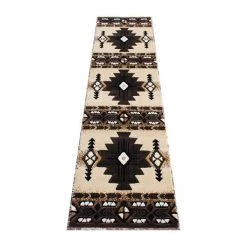 Flash Furniture 2' x 7' Brown Rustic Southwest Style Area Rug -Rugs&Mats Official Shop Belnick20LLC ACDxxRG202xx27xxBNxxGGxxe4683a