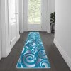 Flash Furniture Turquoise 2 x 7 Sculpted High-Low Pile Area Rug -Rugs&Mats Official Shop Belnick20LLC ACDxxRG241xx27xxTQxxGGxxLSxx5f5554
