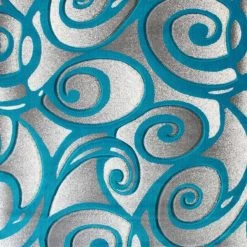 Flash Furniture Turquoise 5 x 5 Sculpted High-Low Pile Area Rug -Rugs&Mats Official Shop Belnick20LLC ACDxxRG241xx57xxTQxxGGxxSAMPLExx843860
