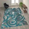 Flash Furniture Turquoise 8 x 10 Sculpted High-Low Pile Area Rug -Rugs&Mats Official Shop Belnick20LLC ACDxxRG241xx810xxTQxxGGxxLSxx1a13ff