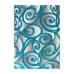 Flash Furniture Turquoise 8 x 10 Sculpted High-Low Pile Area Rug -Rugs&Mats Official Shop Belnick20LLC ACDxxRG241xx810xxTQxxGGxxd26a01