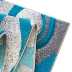 Flash Furniture Turquoise 8 x 10 Sculpted High-Low Pile Area Rug -Rugs&Mats Official Shop Belnick20LLC ACDxxRG241xx810xxTQxxGGxxinset1xx1fd773