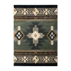 Flash Furniture 8' x 10' Sage Rustic Southwest Style Area Rug -Rugs&Mats Official Shop Belnick20LLC ACDxxRG3xx810xxSGxxGGxxb173af