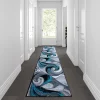 Flash Furniture Turquoise 3' x 10' Modern Ocean Waves Area Rug -Rugs&Mats Official Shop Belnick20LLC ACDxxRG410xx310xxTQxxGGxxLSxx01bdb9