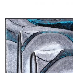 Flash Furniture Turquoise 3' x 15' Modern Ocean Waves Area Rug -Rugs&Mats Official Shop Belnick20LLC ACDxxRG410xx315xxTQxxGGxxinset1xxafdf5e