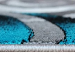 Flash Furniture Turquoise 6' x 9' Modern Swirl Area Rug -Rugs&Mats Official Shop Belnick20LLC ACDxxRG414xx69xxTQxxGGxxinset1xxe766a8