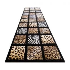 Flash Furniture 3' x 7' Animal Print Area Rug with Raised Squares -Rugs&Mats Official Shop Belnick20LLC ACDxxRG7Z4Dxx37xxBKxxGGxx514fa1
