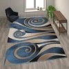 Flash Furniture 8x11 Blue and Beige Swirled Pattern Area Rug -Rugs&Mats Official Shop Belnick20LLC ACDxxRG8AS8xx811xxBLxxGGxxLSxxb82aa7