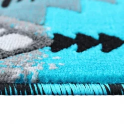 Flash Furniture 2x11 Turquoise Rustic Southwest Style Area Rug -Rugs&Mats Official Shop Belnick20LLC ACDxxRGC318xx211xxTQxxGGxxinset1xxda707c