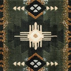 Flash Furniture 2' x 3' Sage Rustic Southwest Style Area Rug -Rugs&Mats Official Shop Belnick20LLC ACDxxRGC318xx23xxSGxxGGxxSAMPLExxae4fbc