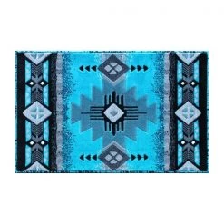Flash Furniture 2x3 Turquoise Rustic Southwest Style Area Rug -Rugs&Mats Official Shop Belnick20LLC ACDxxRGC318xx23xxTQxxGGxx15b6a9
