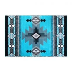 Flash Furniture 8x10 Turquoise Rustic Southwest Style Area Rug -Rugs&Mats Official Shop Belnick20LLC ACDxxRGC318xx810xxTQxxGGxx2f76c0
