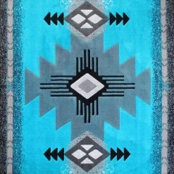 Flash Furniture 8x10 Turquoise Rustic Southwest Style Area Rug -Rugs&Mats Official Shop Belnick20LLC ACDxxRGC318xx810xxTQxxGGxxSAMPLExx8b6988