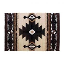 Flash Furniture 5' x 7' Brown Rustic Southwest Style Area Rug -Rugs&Mats Official Shop Belnick20LLC ACDxxRGELYFxx57xxBNxxGGxx154eff