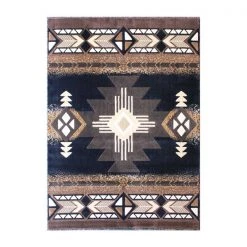 Flash Furniture 5' x 7' Black Rustic Southwest Style Area Rug -Rugs&Mats Official Shop Belnick20LLC ACDxxRGEMQ9xx57xxBKxxGGxxef70a2