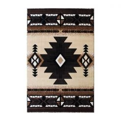 Flash Furniture 8' x 10' Brown Rustic Southwest Style Area Rug -Rugs&Mats Official Shop Belnick20LLC ACDxxRGKGYHxx810xxBNxxGGxxf53d33