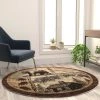Flash Furniture 6' x 6' Nature Inspired Indoor Area Rug in Brown -Rugs&Mats Official Shop Belnick20LLC ACDxxRGL362xx66xxBGxxGGxxLSxx7d78c8