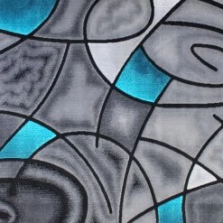 Flash Furniture Turquoise 2' x 7' Abstract Design Accent Rug -Rugs&Mats Official Shop Belnick20LLC ACDxxRGTRZ860xx27xxTQxxGGxxSAMPLExx218a16