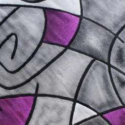 Flash Furniture Purple 5' x 5' Round Abstract Design Area Rug -Rugs&Mats Official Shop Belnick20LLC ACDxxRGTRZ860xx55xxPUxxGGxxSAMPLExxcc1ade