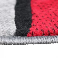 Flash Furniture Red 5' x 5' Round Abstract Design Area Rug -Rugs&Mats Official Shop Belnick20LLC ACDxxRGTRZ860xx55xxRDxxGGxxinset1xx821017