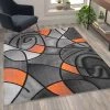 Flash Furniture Orange 5' x 7' Abstract Design Accent Area Rug -Rugs&Mats Official Shop Belnick20LLC ACDxxRGTRZ860xx57xxORxxGGxxLSxxc0723a