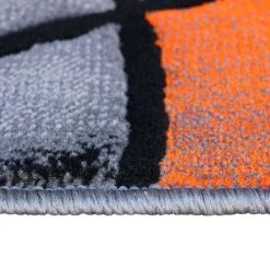Flash Furniture Orange 5' x 7' Abstract Design Accent Area Rug -Rugs&Mats Official Shop Belnick20LLC ACDxxRGTRZ860xx57xxORxxGGxxinset1xxa6115e