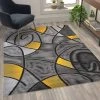 Flash Furniture Yellow 5' x 7' Abstract Design Accent Area Rug -Rugs&Mats Official Shop Belnick20LLC ACDxxRGTRZ860xx57xxYLxxGGxxLSxx4dedcb