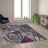 Flash Furniture Purple 6' x 9' Abstract Design Accent Area Rug -Rugs&Mats Official Shop Belnick20LLC ACDxxRGTRZ860xx69xxPUxxGGxxLSxx110cb0