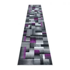Flash Furniture Purple 2' x 10' Modern Color Blocked Area Rug -Rugs&Mats Official Shop Belnick20LLC ACDxxRGTRZ861xx210xxPUxxGGxxf71a94