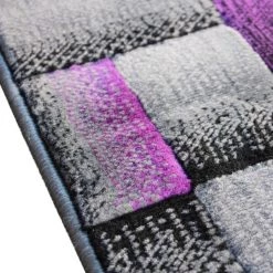 Flash Furniture Purple 2' x 3' Modern Color Blocked Area Rug -Rugs&Mats Official Shop Belnick20LLC ACDxxRGTRZ861xx23xxPUxxGGxxinset1xxc6b0a7