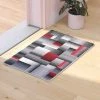 Flash Furniture Red 2' x 3' Modern Color Blocked Area Rug -Rugs&Mats Official Shop Belnick20LLC ACDxxRGTRZ861xx23xxRDxxGGxxLSxxe5a553