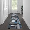 Flash Furniture Blue 2' x 7' Modern Color Blocked Area Rug -Rugs&Mats Official Shop Belnick20LLC ACDxxRGTRZ861xx27xxBLxxGGxxLSxxcfc981