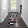 Flash Furniture Orange 2' x 7' Modern Color Blocked Area Rug -Rugs&Mats Official Shop Belnick20LLC ACDxxRGTRZ861xx27xxORxxGGxxLSxxc20f3a