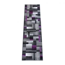 Flash Furniture Purple 2' x 7' Modern Color Blocked Area Rug -Rugs&Mats Official Shop Belnick20LLC ACDxxRGTRZ861xx27xxPUxxGGxx26ae2b
