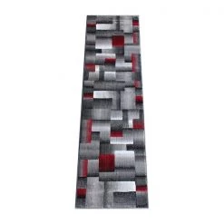Flash Furniture Red 2' x 7' Modern Color Blocked Area Rug -Rugs&Mats Official Shop Belnick20LLC ACDxxRGTRZ861xx27xxRDxxGGxx14d593