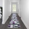 Flash Furniture Purple 3' x 16' Modern Color Blocked Area Rug -Rugs&Mats Official Shop Belnick20LLC ACDxxRGTRZ861xx316xxPUxxGGxxLSxx869388