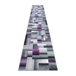 Flash Furniture Purple 3' x 16' Modern Color Blocked Area Rug -Rugs&Mats Official Shop Belnick20LLC ACDxxRGTRZ861xx316xxPUxxGGxxcdc829