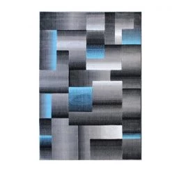 Flash Furniture Blue 5' x 7' Modern Color Blocked Area Rug -Rugs&Mats Official Shop Belnick20LLC ACDxxRGTRZ861xx57xxBLxxGGxx474c4f