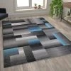 Flash Furniture Blue 6' x 9' Modern Color Blocked Area Rug -Rugs&Mats Official Shop Belnick20LLC ACDxxRGTRZ861xx69xxBLxxGGxxLSxxb57fc0