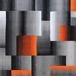 Flash Furniture Orange 6' x 9' Modern Color Blocked Area Rug -Rugs&Mats Official Shop Belnick20LLC ACDxxRGTRZ861xx69xxORxxGGxxSAMPLExxec1529
