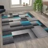 Flash Furniture Turquoise 6' x 9' Modern Color Blocked Area Rug -Rugs&Mats Official Shop Belnick20LLC ACDxxRGTRZ861xx69xxTQxxGGxxLSxx7fd2bd
