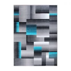 Flash Furniture Turquoise 8' x 10' Modern Color Blocked Area Rug -Rugs&Mats Official Shop Belnick20LLC ACDxxRGTRZ861xx810xxTQxxGGxx9a7990