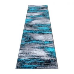 Flash Furniture Turquoise 2' x 7' Abstract Design Accent Area Rug -Rugs&Mats Official Shop Belnick20LLC ACDxxRGTRZ863xx27xxTQxxGGxxef48c2