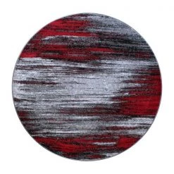 Flash Furniture Red 5' x 5' Round Abstract Design Accent Area Rug -Rugs&Mats Official Shop Belnick20LLC ACDxxRGTRZ863xx55xxRDxxGGxx782f52