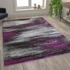 Flash Furniture Purple 6x9 Abstract Area Rug