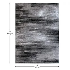 Flash Furniture Gray 8x10 Abstract Area Rug -Rugs&Mats Official Shop Belnick20LLC ACDxxRGTRZ863xx810xxGYxxGGxxDIMSxxcb3d8e