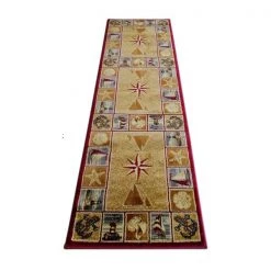 Flash Furniture Beige 2x7 Nautical Olefin Indoor Area Rug -Rugs&Mats Official Shop Belnick20LLC ACDxxRGZ875838xx27xxBGxxGGxxfe836a