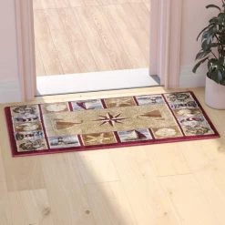 Flash Furniture Beige 2x3 Nautical Olefin Indoor Area Rug -Rugs&Mats Official Shop Belnick20LLC ACDxxRGZ8758xx23xxBGxxGGxxLS2xx188dc4